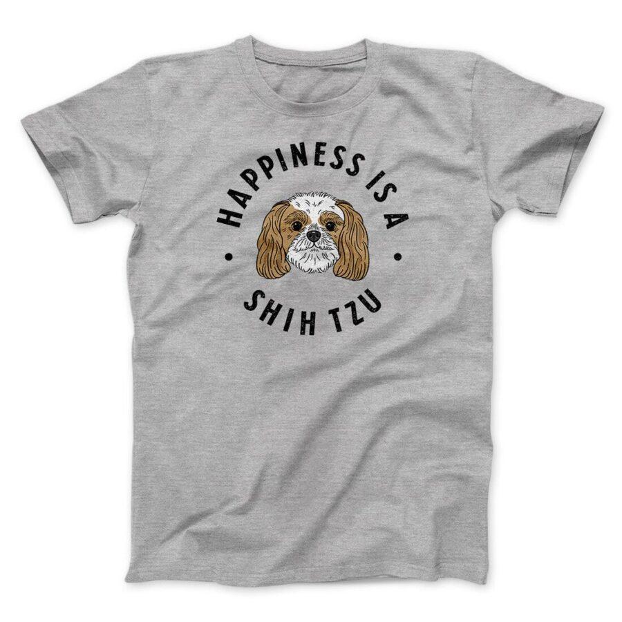 Happiness Is A Shih Tzu Men/Unisex T-Shirt