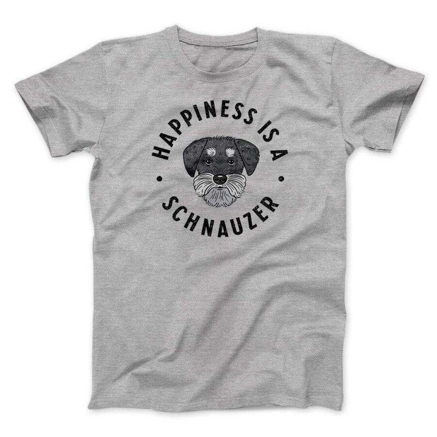 Happiness Is A Schnauzer Men/Unisex T-Shirt