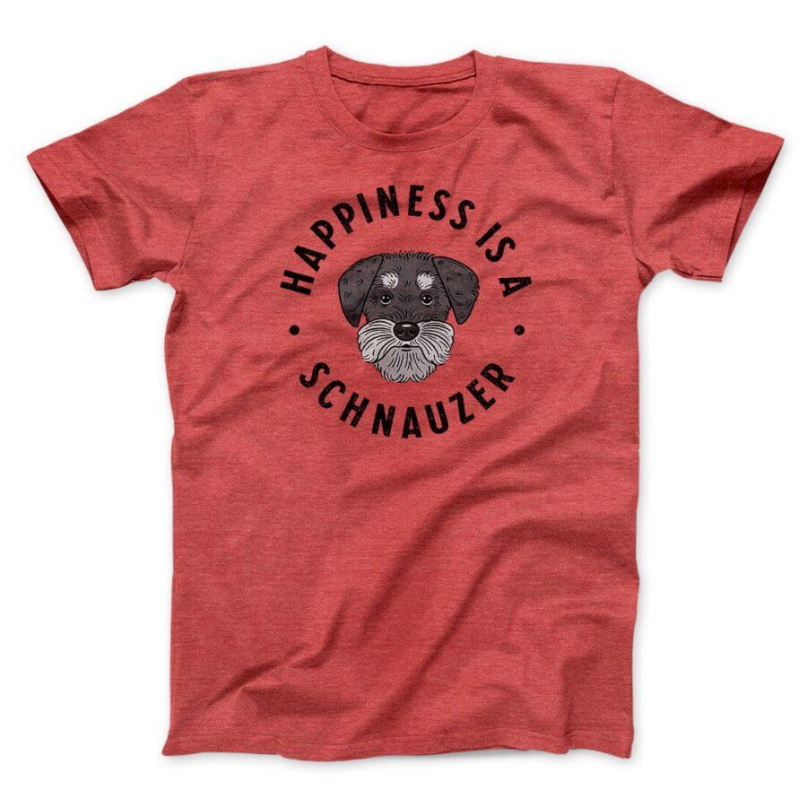 Happiness Is A Schnauzer Men/Unisex T-Shirt