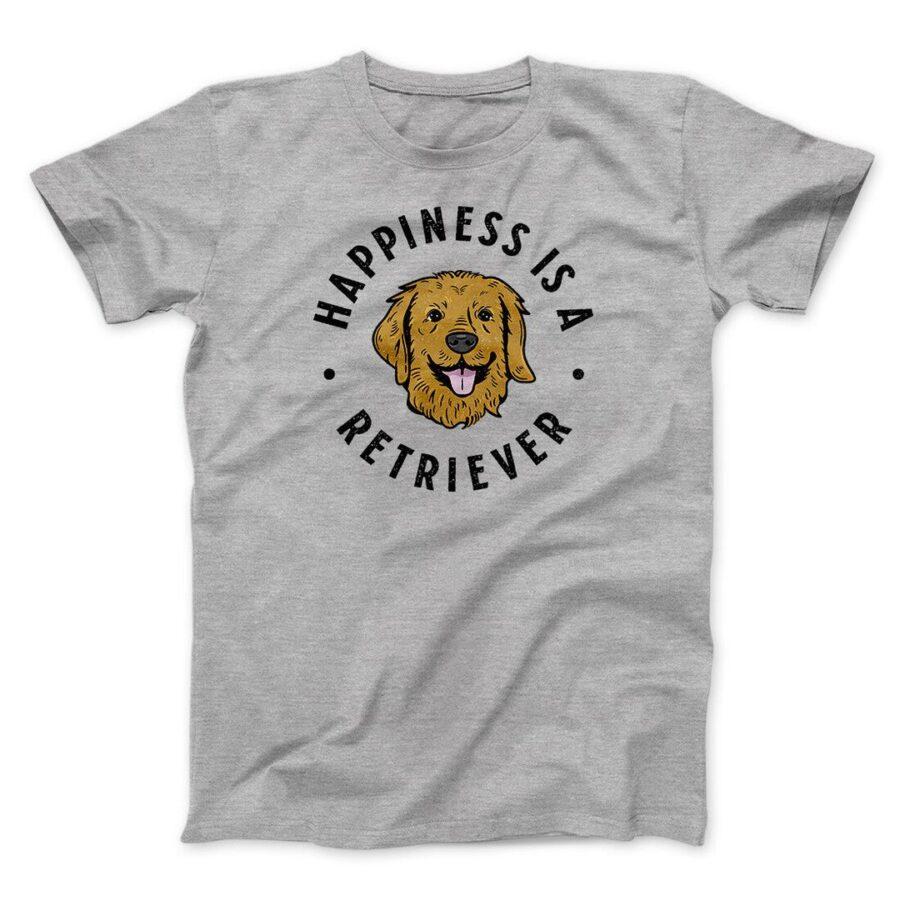 Happiness Is A Retriever Men/Unisex T-Shirt