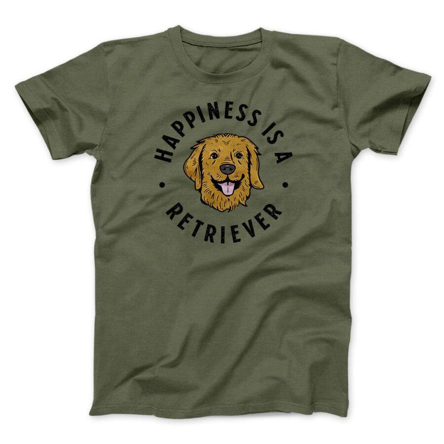 Happiness Is A Retriever Men/Unisex T-Shirt