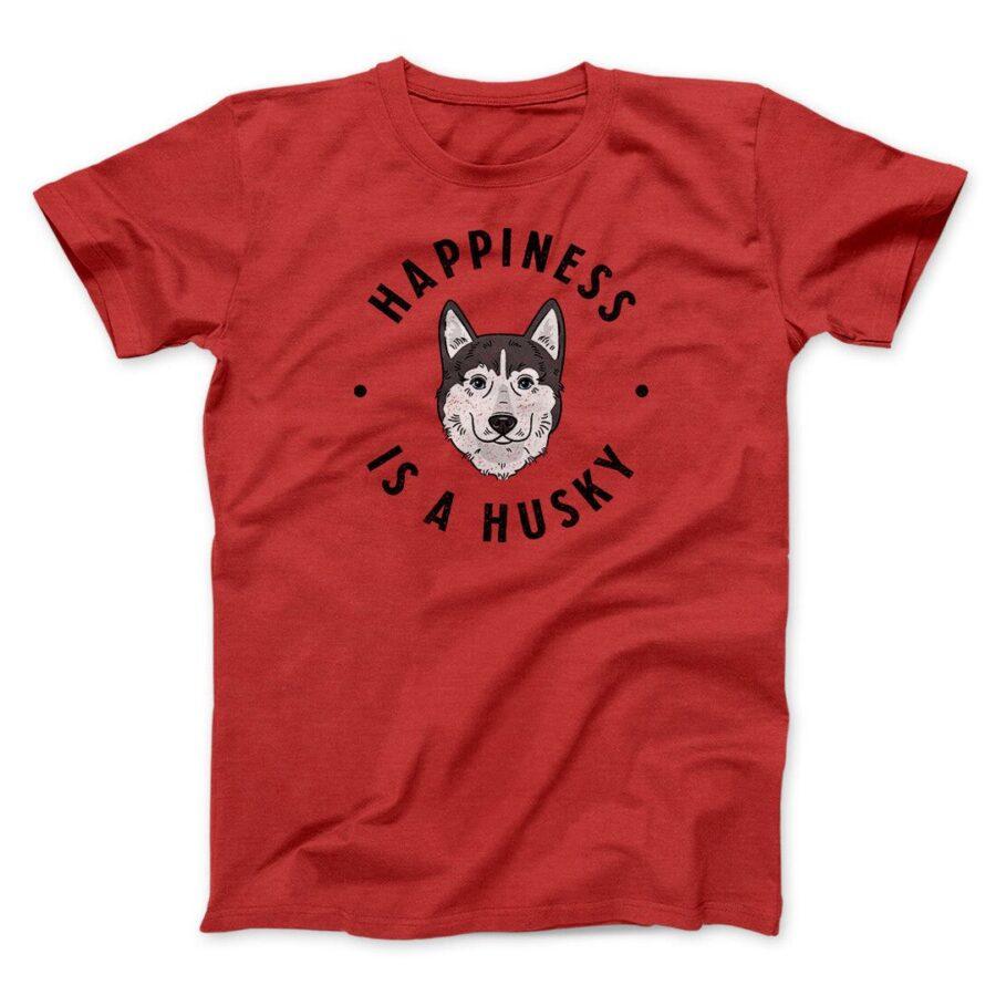 Happiness Is A Husky Men/Unisex T-Shirt