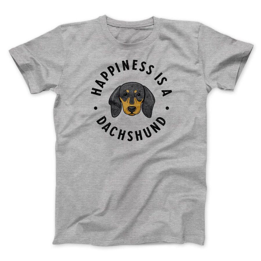 Happiness Is A Dachshund Men/Unisex T-Shirt