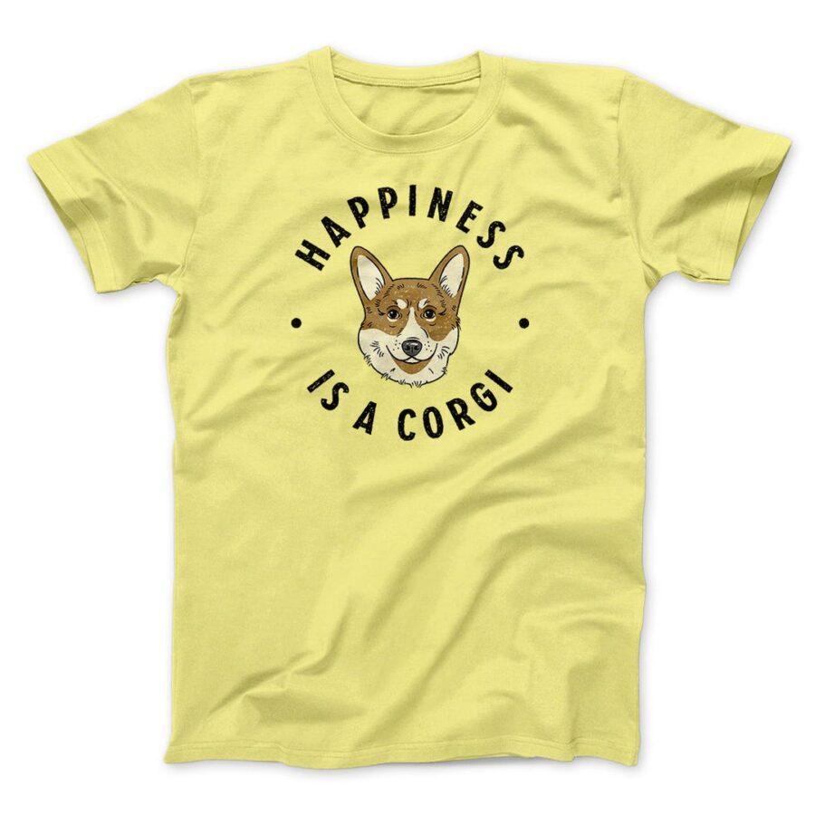 Happiness Is A Corgi Men/Unisex T-Shirt