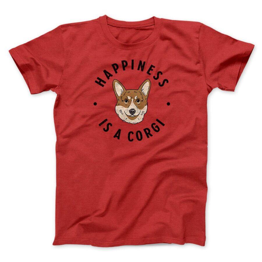 Happiness Is A Corgi Men/Unisex T-Shirt