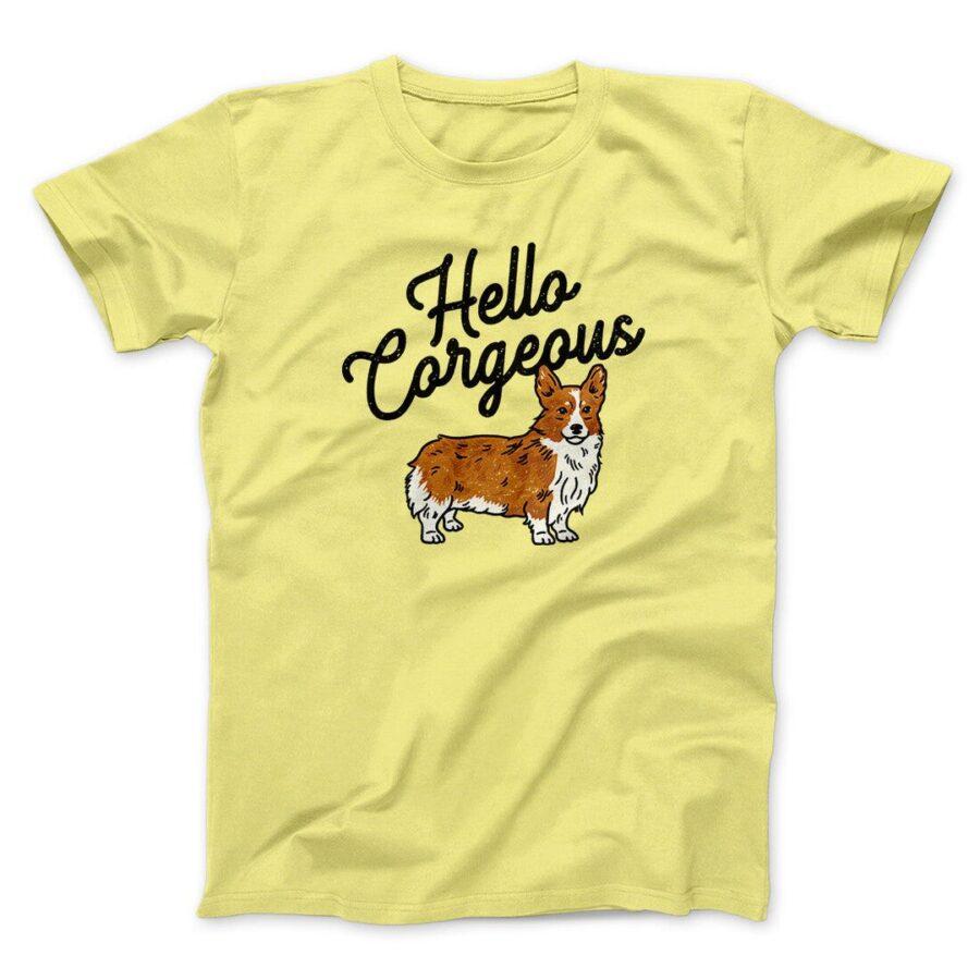 Hello Corgeous Men/Unisex T-Shirt